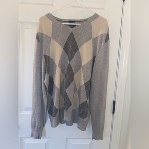 Stafford argyle crewneck
